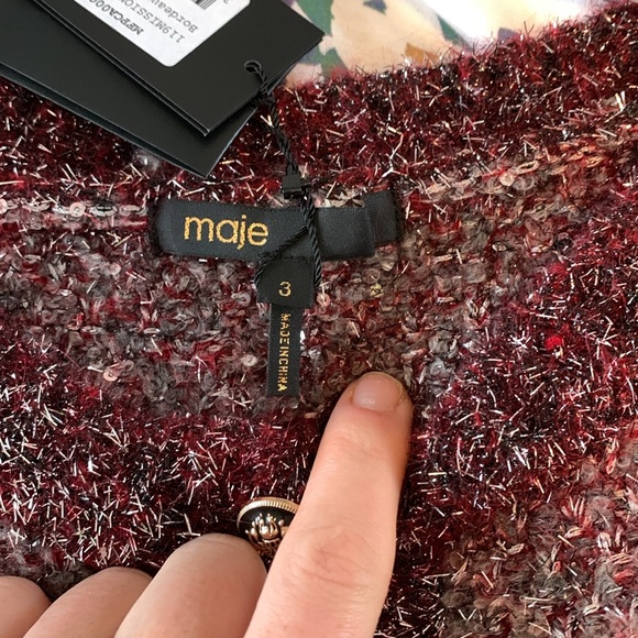 Maje Tweed Cardigan - Picture 6 of 13